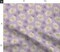 Retro Whimsical 70S Floral Botanical Purple Flowers Daisy Spring Custom Printed Fabric by Spoonflower Various Fabrics by the Yard or Fat Quarter